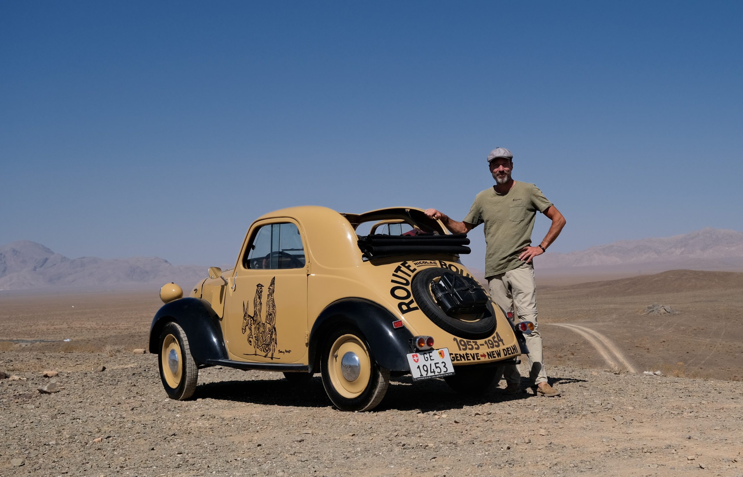 Lundi 18 septembre Bernard Naef nous raconte son voyage avec la même voiture que Nicolas Bouvier !